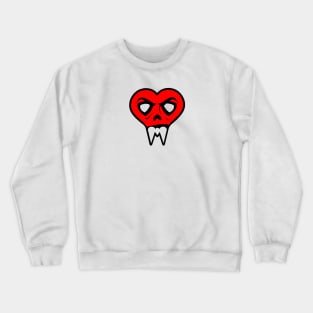 Vampy • Color on White Crewneck Sweatshirt